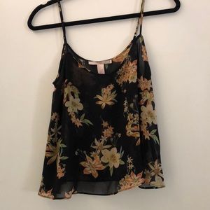 Floral tank top